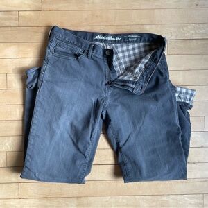Eddie Bauer flannel-lined jeans